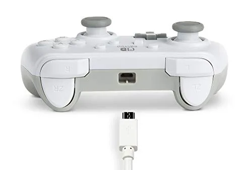 Power A Manette Filaire Blanc Mat Nintendo Switch - vue 6