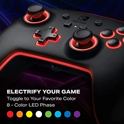 PowerA Spectra RGB Controller Switch Noir - vue 3