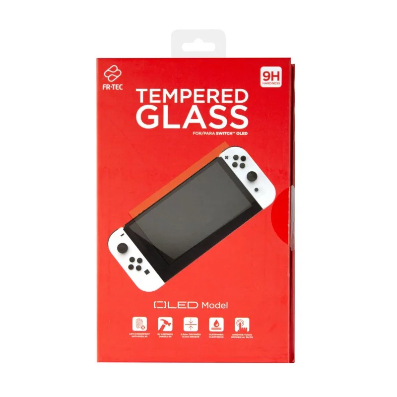 FRTEC Verre Trempé Nintendo Switch OLED Anti-empreintes