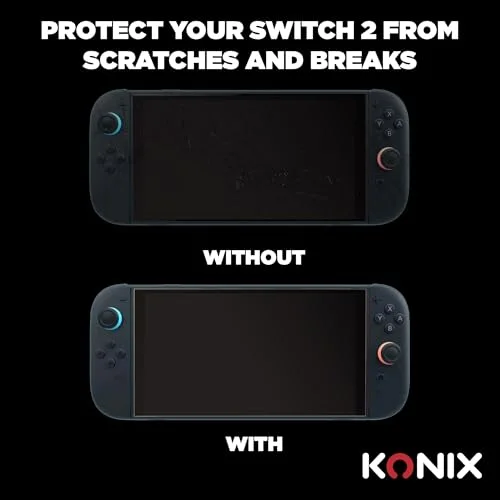Protection d’écran en verre trempé - KONIX - Nintendo Switch 2 - Anti-lumière bleue - Anti-bulle - Indice de dureté 9H - vue 4