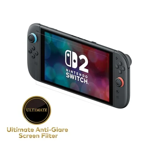 Protection décran verre trempé premium - HORI - Nintendo Switch 2 - Anti-reflets - Anti-rayures - 100 % transparent - vue 2