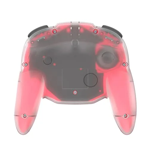 Retro-Bit Tribute 64 2.4GHz Manette sans Fil pour Nintendo 64/Switch/PC/Mac Clear Red - vue 6