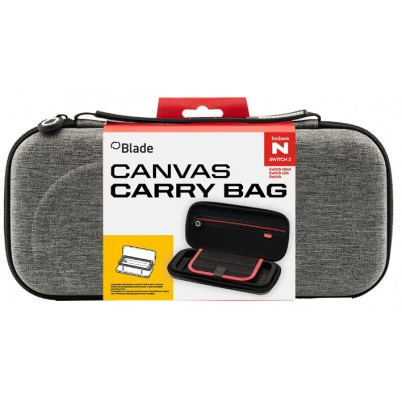 Sac de transport Blade Canvas gris Nintendo Switch 2