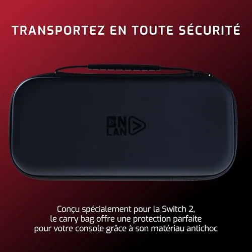 Sacoche de protection et transport - ONLAN - Nintendo Switch 2 - Noir - vue 2