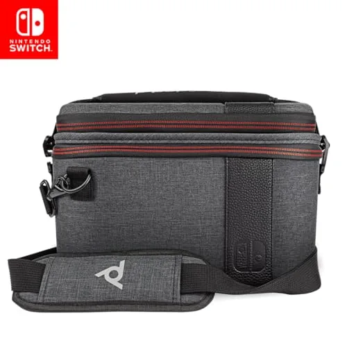 PDP Pull-N-Go Case Elite Edition Gris Nintendo Switch