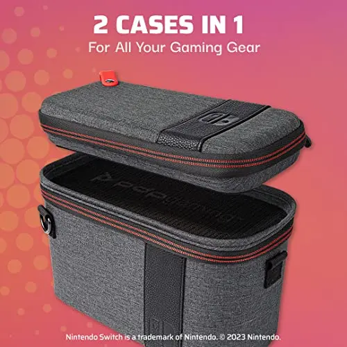 Sacoche de voyage - PDP - Elite Pull N Go - Nintendo Switch - Gris - vue 2