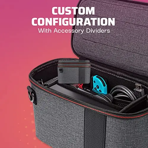 Sacoche de voyage - PDP - Elite Pull N Go - Nintendo Switch - Gris - vue 4