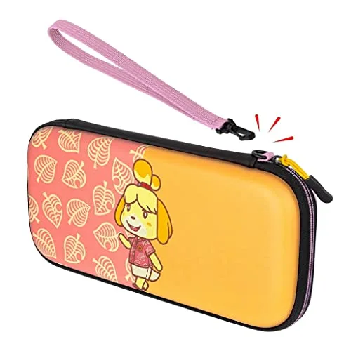 Sacoche - Isabelle - Animal Crossing - Compatible Nintendo Switch - Design fin et robuste - Dragonne en nylon - vue 8