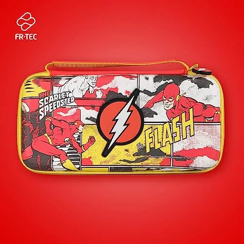 Sacoche Just For Games DC The Flash pour Nintendo Switch Lite et modèle OLED - vue 2