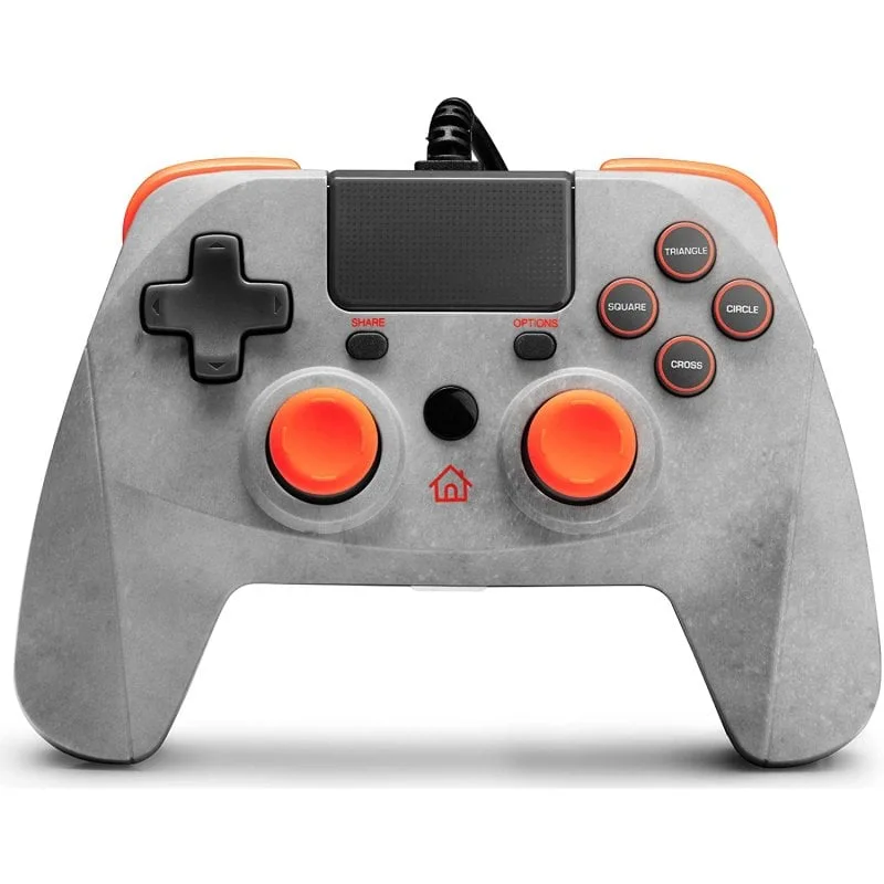 Snakebyte Rock Gamepad Orange/Gris PS4