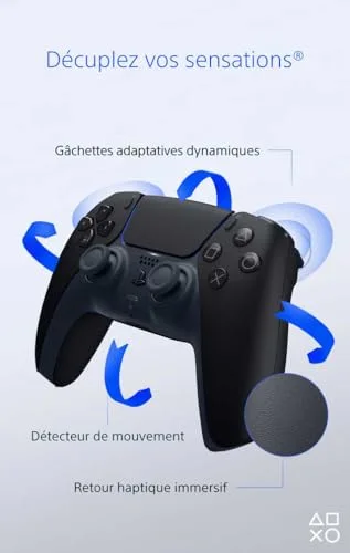 Sony DualSense Noir - vue 3