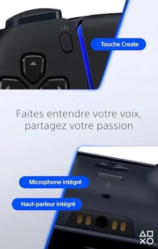 Sony DualSense Noir - vue 5