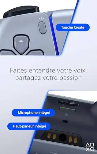 Sony Manette DualSense Deep Earth Sterling Silver PS5 - vue 4