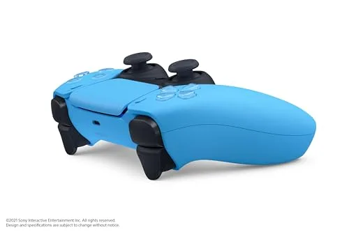 Sony Manette sans fil DualSense PS5 - Bleu ciel retour haptique & gâchettes adaptatives - vue 2
