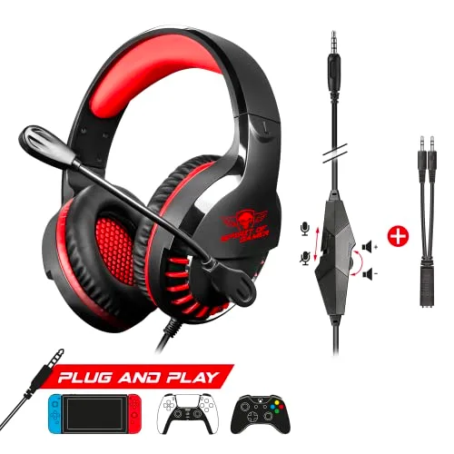 SPIRIT OF GAMER - PRO H3 - Casque Gamer Filaire avec Micro Compatible PS4 PS5 Xbox Smartphones Tablettes PC Mac - Son - vue 4