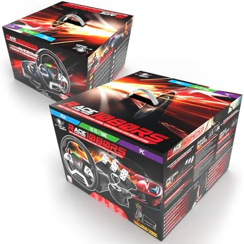 SPIRIT OF GAMER - VOLANT MULTIPLATEFORME A RETOUR DE FORCE RACE WHEEL FORCE 1080RS - vue 9