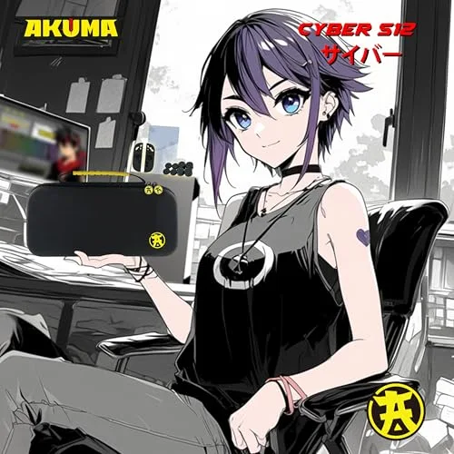 Starter Pack - AKUMA - Housse Rigide Cyber S12 - Noir - Mixte - Nintendo Switch - vue 7