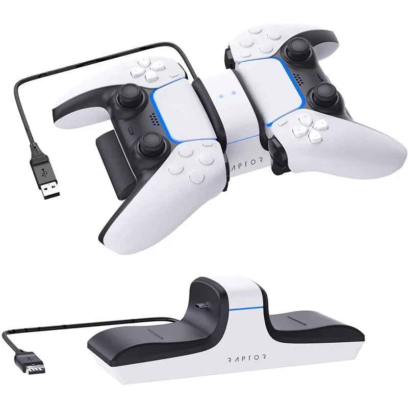 Station de charge double Raptor Gaming CS200 PS4/PS5