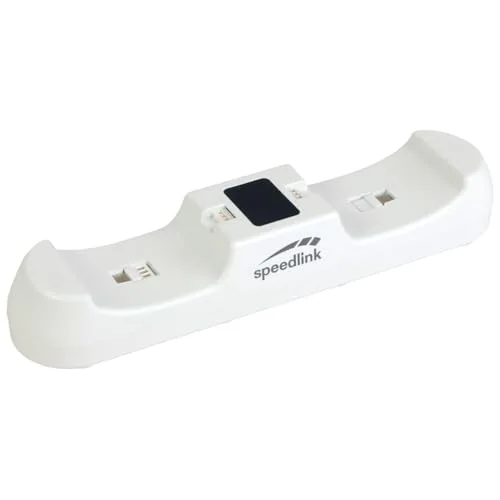 Station de Charge JAZZ USB Double pour Manette PS5 Blanche - vue 6