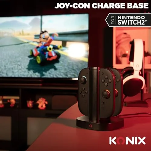 Station de charge Konix 4 Joy-Con Switch 2 - vue 3