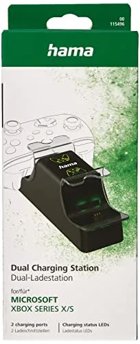 Station de chargement - HAMA - 00115496 - Compatible Xbox Series X/S - 2 manettes - LED intégrée - vue 2