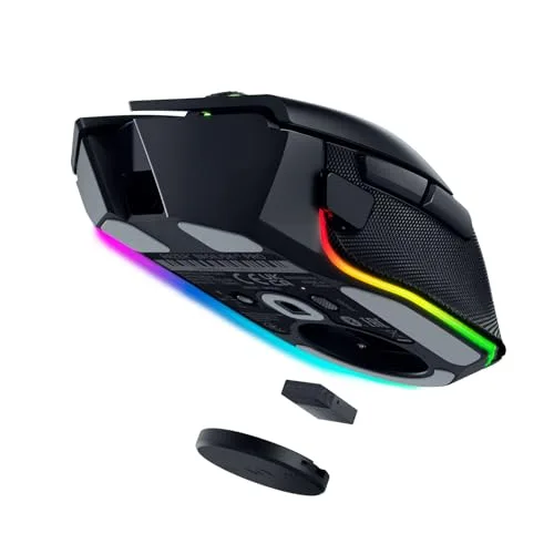 Station de chargement - Razer - Basilisk v3 Pro - Charge sans fil - Éclairage Chroma RGB - Design moderne - vue 7