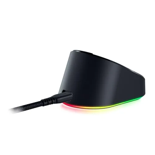 Station de chargement - Razer - Basilisk v3 Pro - Charge sans fil - Éclairage Chroma RGB - Design moderne - vue 8
