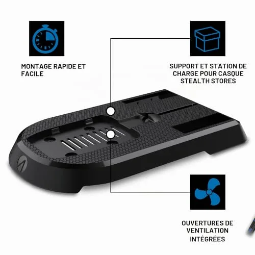 Station de chargement - Stealth - Ultimate - Noir - Accessoire PS4 - 5 en 1 - vue 3