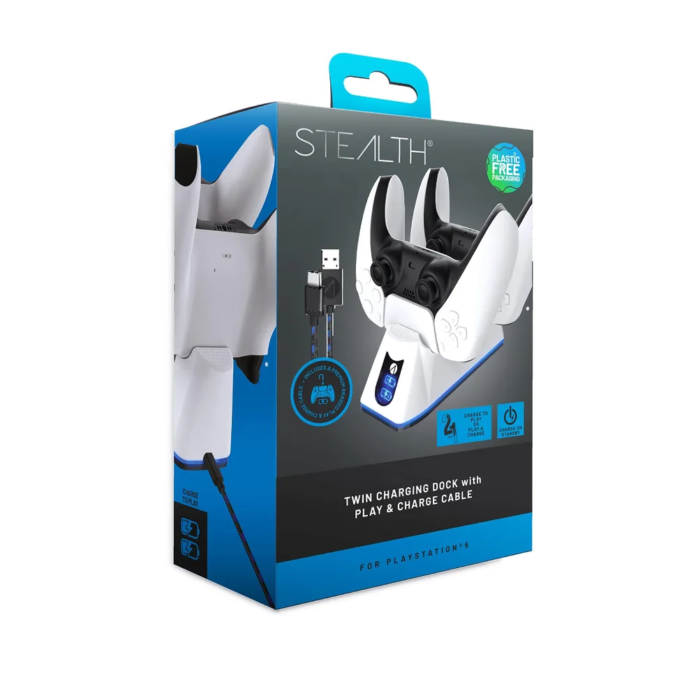 Station de recharge STEALTH SP-C100V DualSense PS5 RGB - vue 2