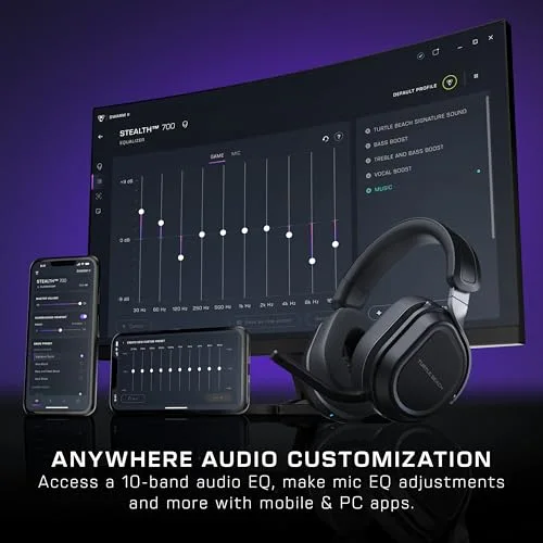 Stealth 700 Noir PC Casque Gaming sans Fil - vue 6