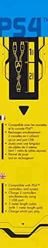 STEELPLAY Câble Dual Play & Charge - Pour manettes PS4 - Longueur : 3m - vue 5