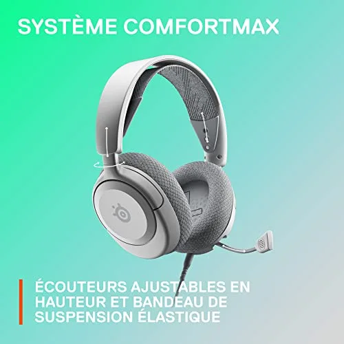 SteelSeries Arctis Nova 1 Blanc - vue 8
