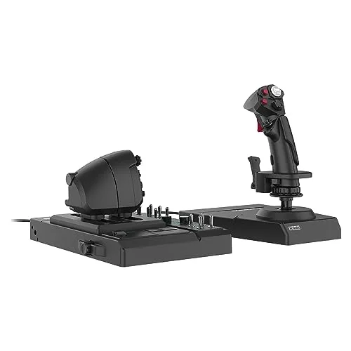 Système de vol et support Hotas pour PC - Hori - Double manette fontion de gouvernail - 200 fonctions configurables - vue 4