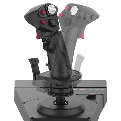 Système de vol et support Hotas pour PC - Hori - Double manette fontion de gouvernail - 200 fonctions configurables - vue 5