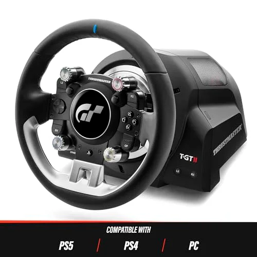 THRUSTMASTER T-GT II Pack Volant Gaming - Compatible : PC PS5 PS4 - H310 x l525 x P380 mm - vue 2