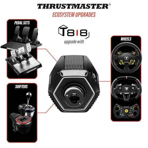 Thrustmaster T818 Servo Base Black Edition – Base de volant Direct Drive – Force Feedback – PC - vue 5