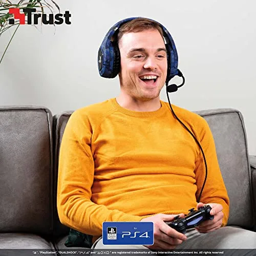 Trust Gaming Casque Gamer PS4 et PS5 avec Licence Officielle pour Playstation GXT 488 Forze-B Microphone Flexible - vue 3