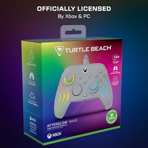 TURTLE BEACH Manette de jeu - Xbox Series XS Xbox One et PC - Afterglow Wave - RGB Filaire Gris - vue 9