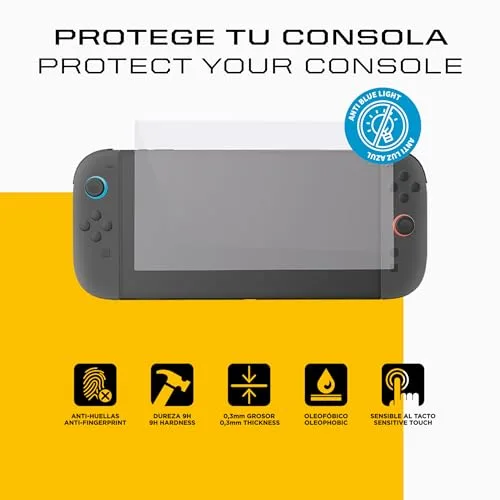 Verre trempé anti-lumière bleue - Nintendo Switch 2 - vue 2