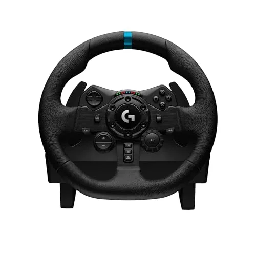 Volant de Course - G923 - TRUEFORCE - Pédales Incluses - Compatible PS5 PS4 et PC - Design Racing Noir - vue 4