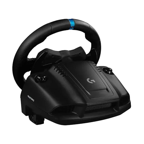 Volant de Course - G923 - TRUEFORCE - Pédales Incluses - Compatible PS5 PS4 et PC - Design Racing Noir - vue 5