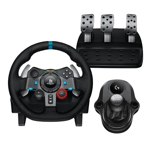 Logitech G29 Driving Force Volant Cuir Véritable Retour de Force