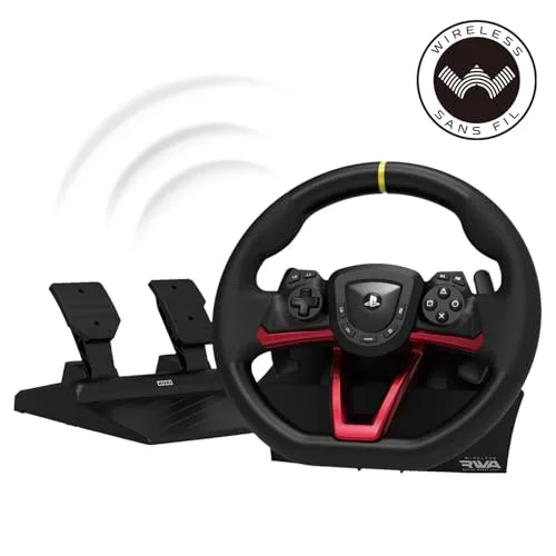 Volant de course - Racing Wheel Apex - HORI - PC PS4 et PS5 - Pédales incluses - Sans Fil - vue 2