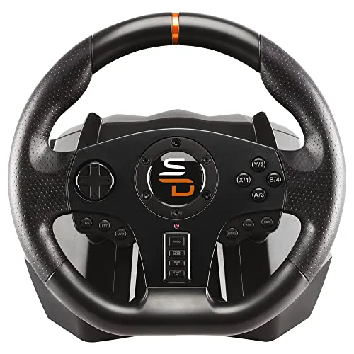Volant de course - SUBSONIC - SV710 - Pédalier avec vibrations - Compatible PC - 270° de rotation - vue 2