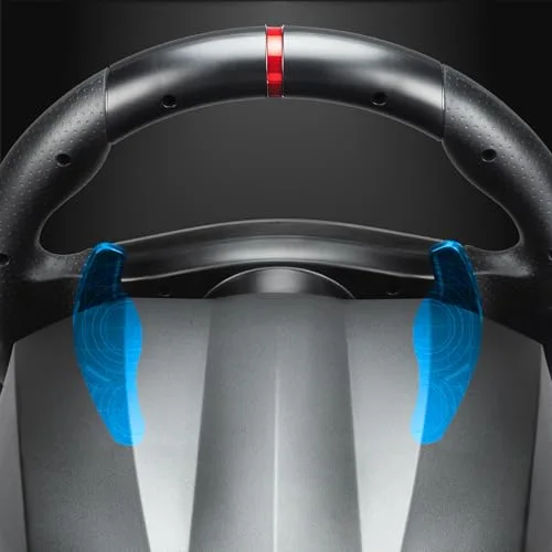 Volant de course - SUPERDRIVE - GS850-X - Levier de vitesse manuel - 3 pédales - Palettes - PS4 / Xbox - vue 5