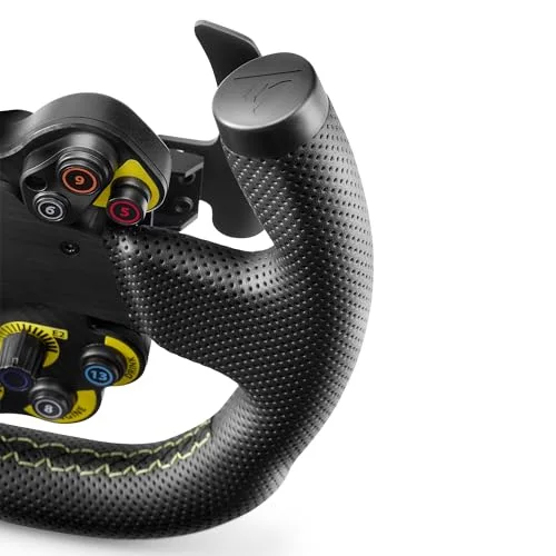 Volant de course - THRUSTMASTER - EVO Racing 31U Leather - Compatible PCPS4PS5Xbox Series et Xbox One - Noir - vue 5