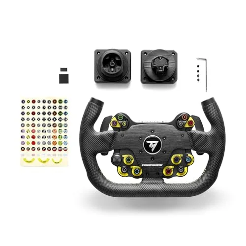 Volant de course - THRUSTMASTER - EVO Racing 31U Leather - Compatible PCPS4PS5Xbox Series et Xbox One - Noir - vue 6