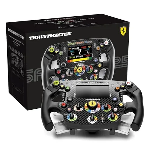 Volant de course - THRUSTMASTER - Ferrari® SF-25 Edition - Add-On compatible bases T598 et T818 - Noir - vue 8