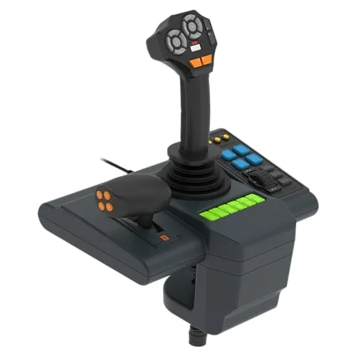 Volant de simulation agricole - HORI - PC - 340 mm - 900° de rotation - 76 boutons - vue 2