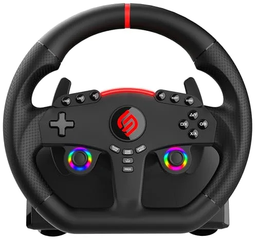 Volant gaming - SUBSONIC - Double joysticks LED - PS4 PC Switch Switch 2 Xbox One Xbox Series - vue 2